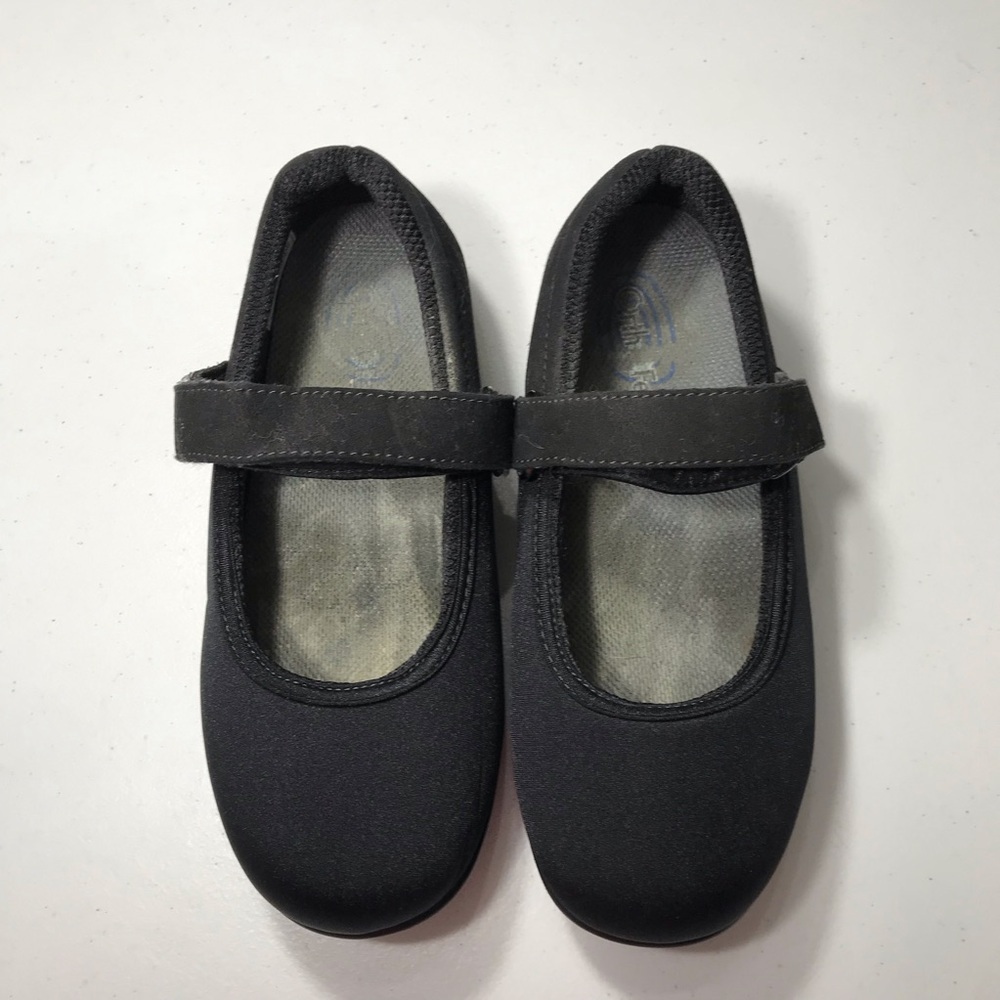 Orthofeet Classic Black Maryjane Shoes Size 6.5 SB-05